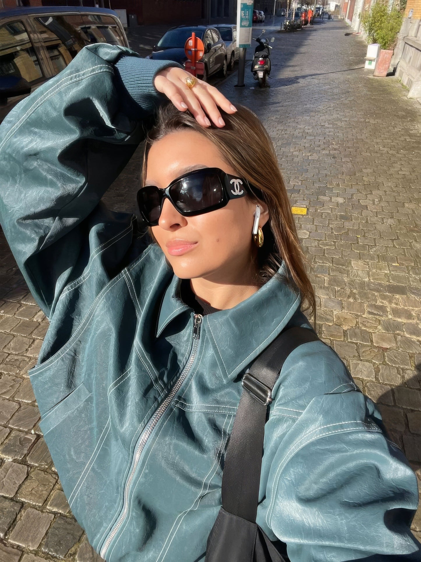 AMY | Oversized Leren Jas