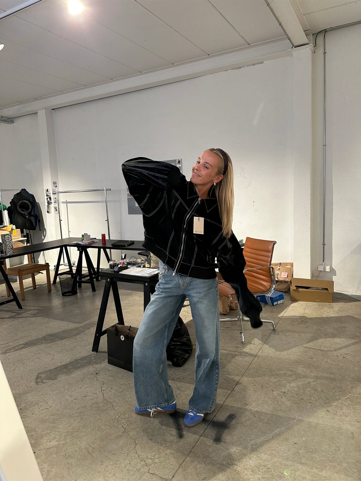 AMY | Oversized Leren Jas
