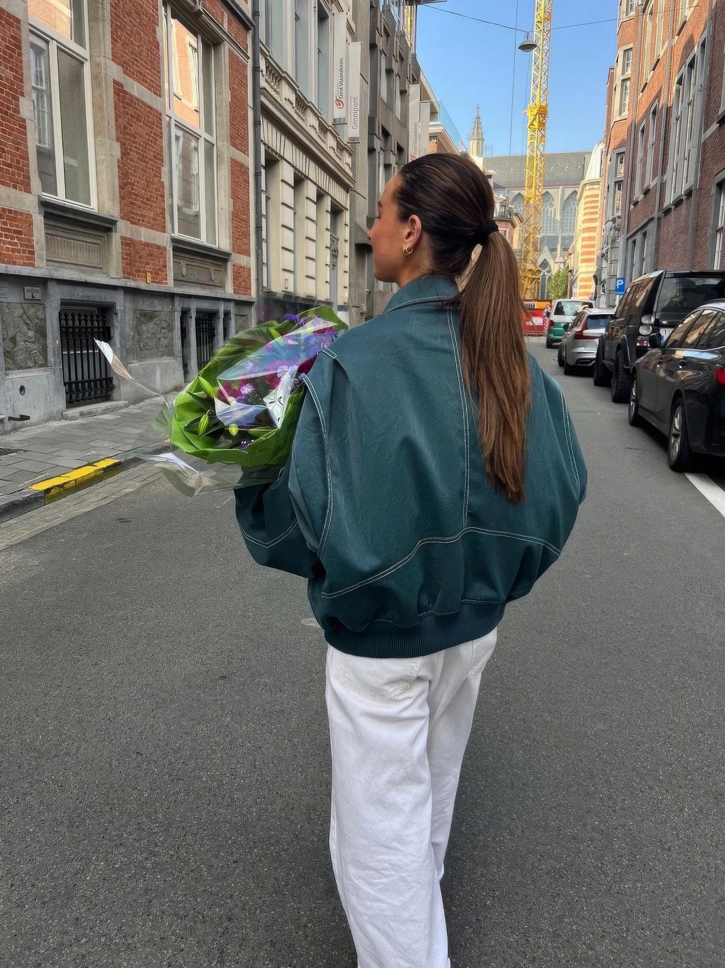 AMY | Oversized Leren Jas