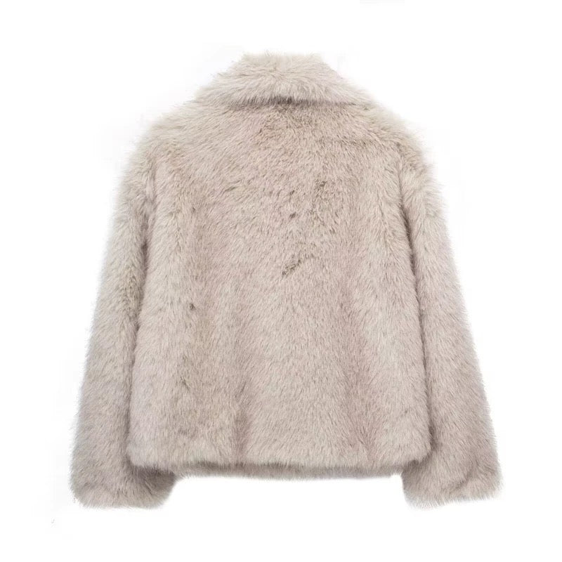 Luxe Faux Fur Jas