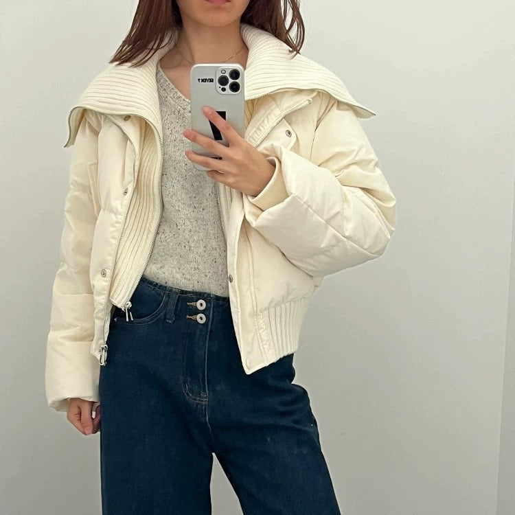 Luxe Cropped Pufferjack