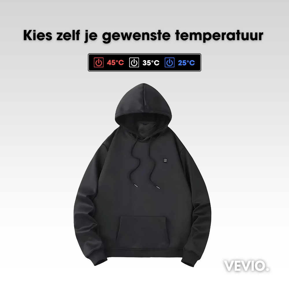 VEVIO™ Verwarmde Hoodie - Blijf Warm, Waar Je Ook Gaat