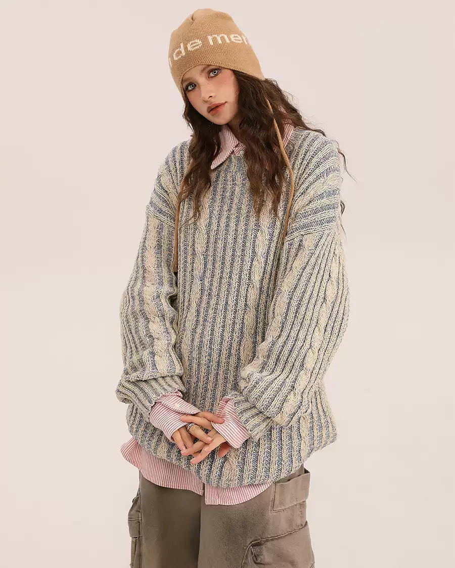 Heritage Knit Cable Sweater