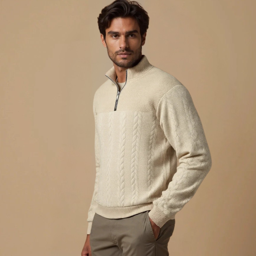 Ultra-Soft Half-Zip Sweater