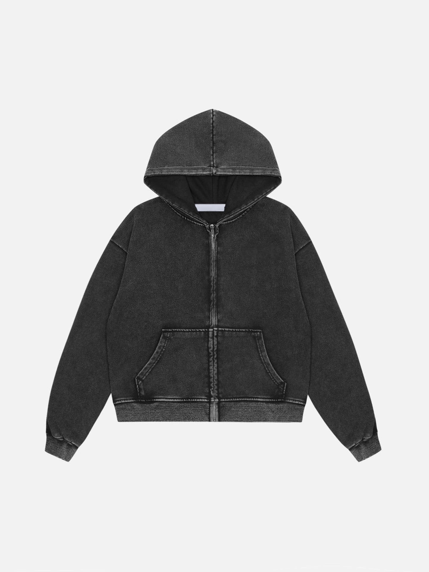Deluxe Washed Zip-Up Hoodie