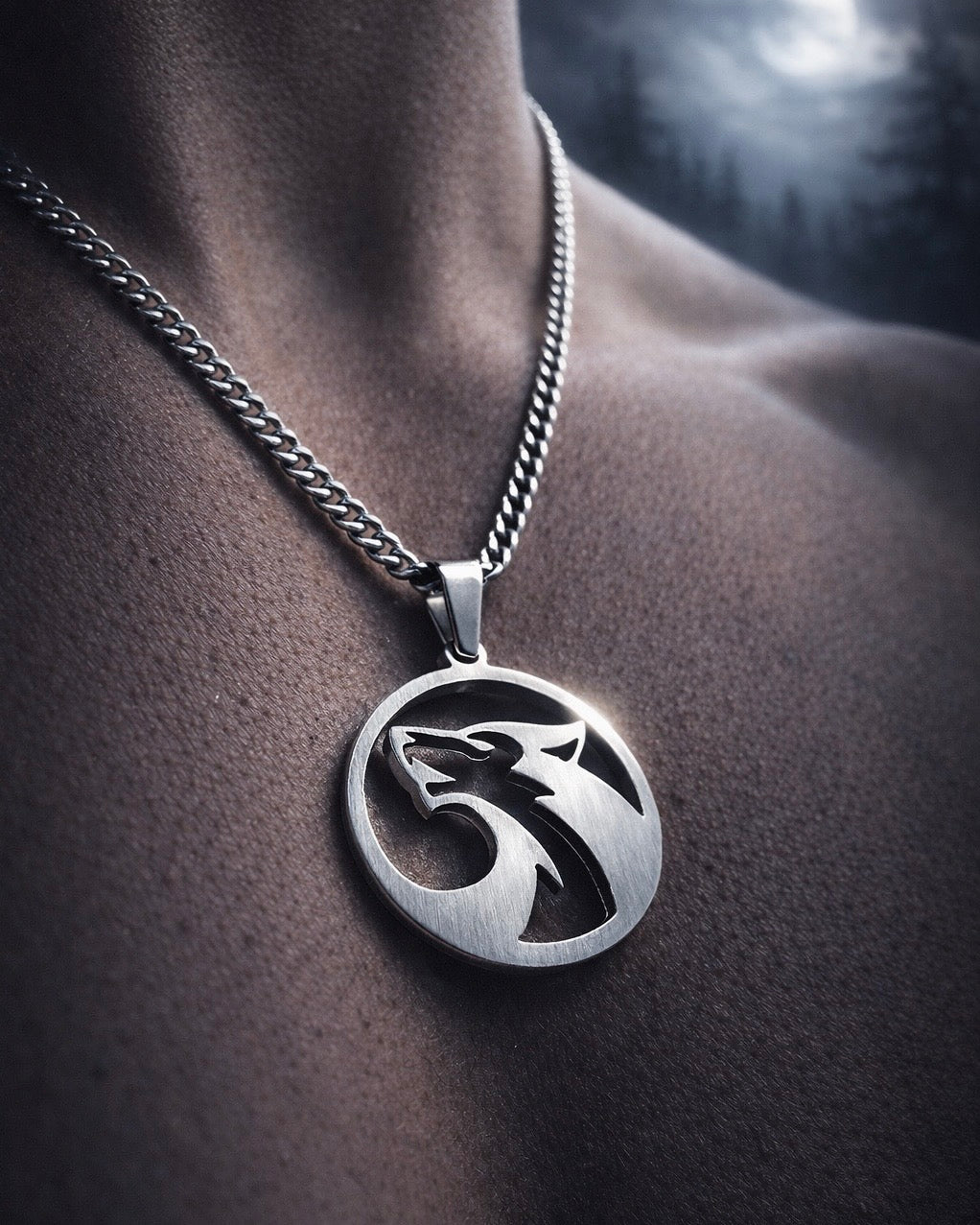 Titan Wolf Necklace