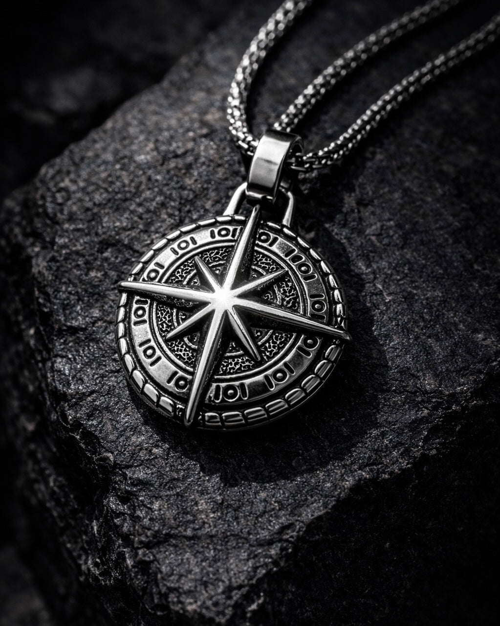 Titan Compass Necklace