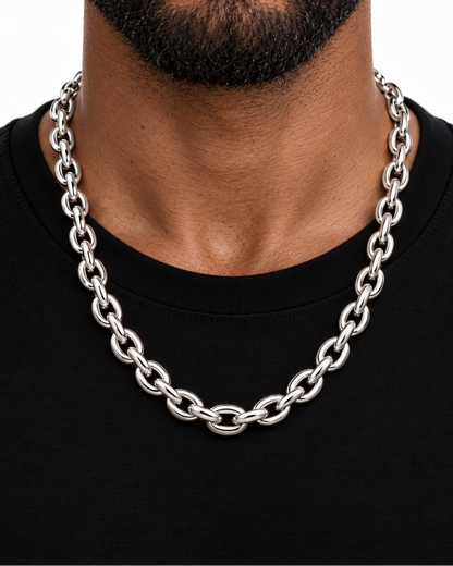 Oval Link Chain 9mm
