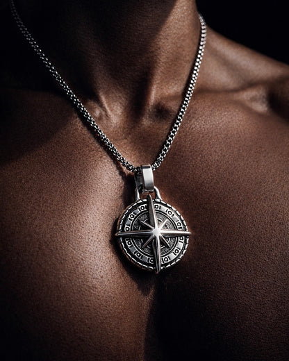 Titan Compass Necklace
