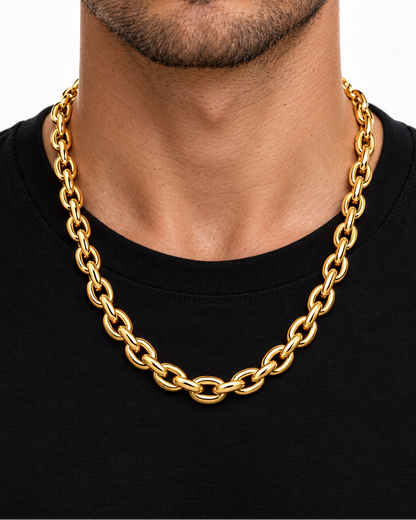 Oval Link Chain 9mm