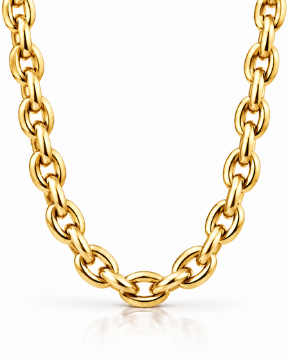 Oval Link Chain 9mm
