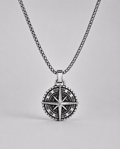 Titan Compass Necklace