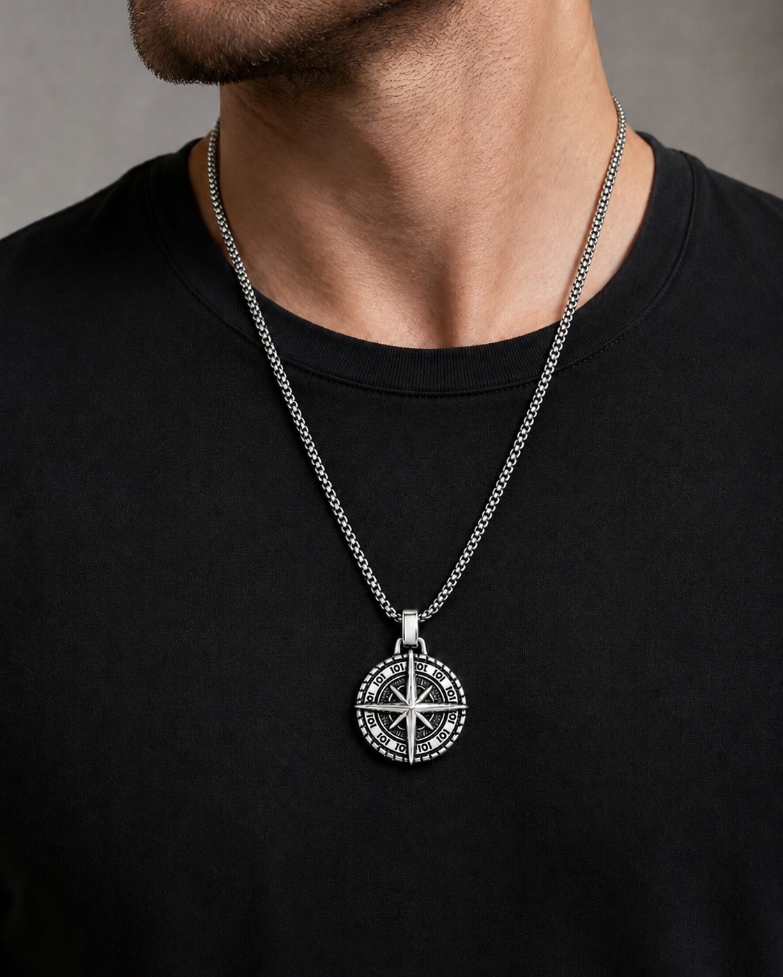 Titan Compass Necklace