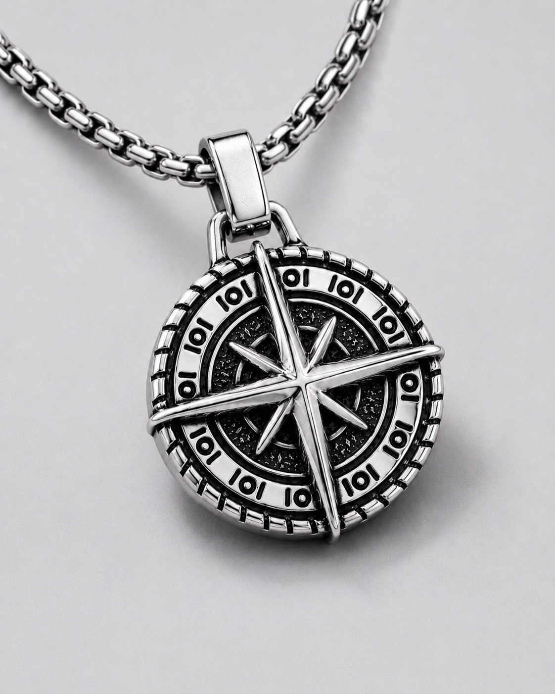 Titan Compass Necklace
