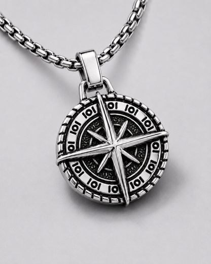Titan Compass Necklace