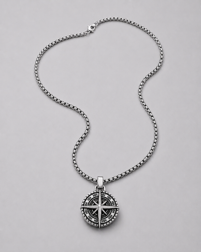 Titan Compass Necklace