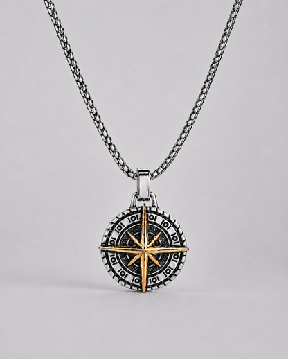 Titan Compass Necklace