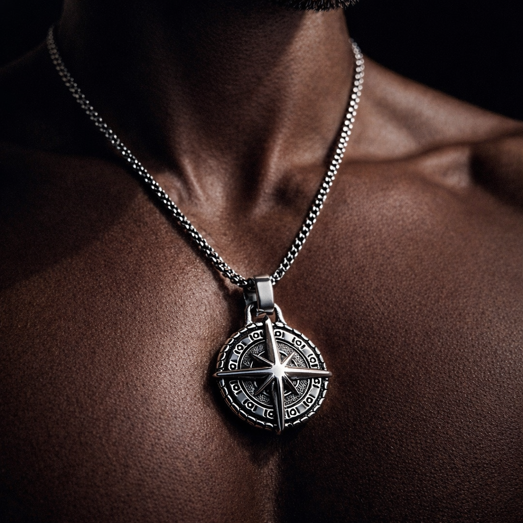 Titan Compass Necklace