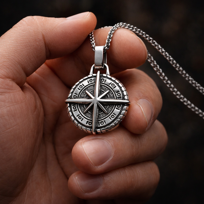 Titan Compass Necklace